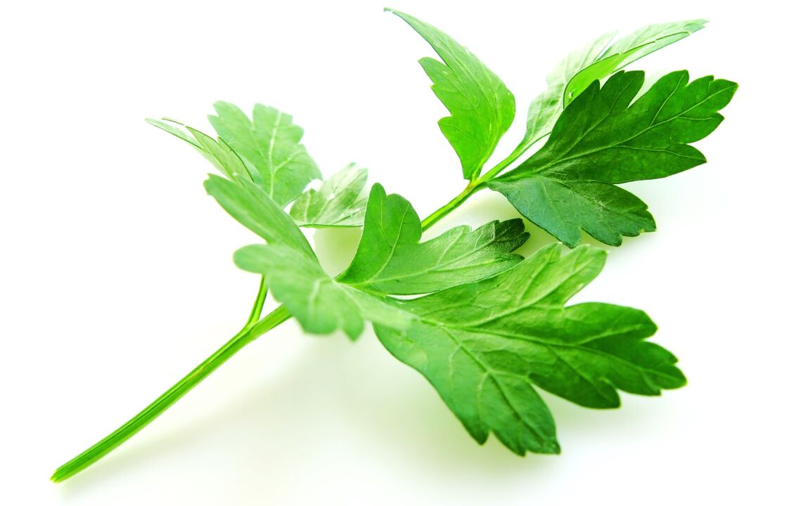 Parsley to treat bladder infections